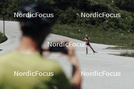 12.06.2023, Forni Avoltri, Italy (ITA): Lisa Vittozzi (ITA) - Biathlon summer training, Forni Avoltri (ITA). www.nordicfocus.com. © Del Fabbro/NordicFocus. Every downloaded picture is fee-liable.