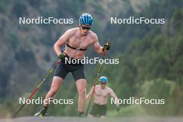 3.09.2023, Font-Romeu, France (FRA): Henning Sjoekvist - Biathlon training, Font-Romeu (FRA). www.nordicfocus.com. © Authamayou/NordicFocus. Every downloaded picture is fee-liable.