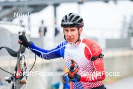 05.07.2023, Premanon, France (FRA): Quentin Fillon Maillet (FRA) - Biathlon summer training, Premanon (FRA). www.nordicfocus.com. © Manzoni/NordicFocus. Every downloaded picture is fee-liable.