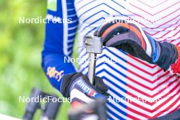 31.05.2023, Col Bayard, France (FRA): Fabien Claude (FRA) - Biathlon summer training, Col Bayard (FRA). www.nordicfocus.com. © Thibaut/NordicFocus. Every downloaded picture is fee-liable.