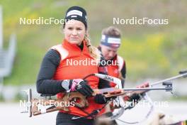 19.05.2023, Lenzerheide, Switzerland (SUI): Irene Cadurisch (SUI) - Biathlon summer training, Lenzerheide (SUI). www.nordicfocus.com. © Manzoni/NordicFocus. Every downloaded picture is fee-liable.