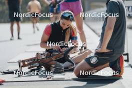 12.06.2023, Forni Avoltri, Italy (ITA): Lisa Vittozzi (ITA) - Biathlon summer training, Forni Avoltri (ITA). www.nordicfocus.com. © Del Fabbro/NordicFocus. Every downloaded picture is fee-liable.