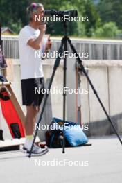 04.06.2023, Ruhpolding, Germany (GER): Remo Krug (GER) coach Team Switzerland - Biathlon summer training, Ruhpolding (GER). www.nordicfocus.com. © Reiter/NordicFocus. Every downloaded picture is fee-liable.