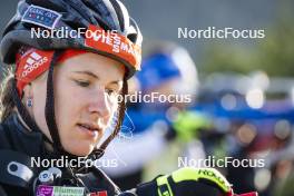 06.10.2023, Lavaze (ITA):  Janina Hettich Walz  (GER) - Biathlon summer training, Lavaze (ITA). www.nordicfocus.com. © Vanzetta/NordicFocus. Every downloaded picture is fee-liable.