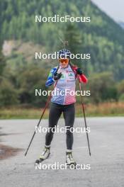 23.09.2023, Bessans, France (FRA): Lou Jeanmonnot (FRA) - Biathlon training, Bessans (FRA). www.nordicfocus.com. © Authamayou/NordicFocus. Every downloaded picture is fee-liable.