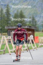 21.09.2023, Bessans, France (FRA): Chloé Chevalier (FRA) - Biathlon training, Bessans (FRA). www.nordicfocus.com. © Authamayou/NordicFocus. Every downloaded picture is fee-liable.