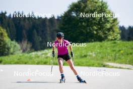 01.06.2023, La Feclaz, France (FRA): Gilonne Guigonnat (FRA) - Biathlon summer training, La Feclaz (FRA). www.nordicfocus.com. © Joly/NordicFocus. Every downloaded picture is fee-liable.