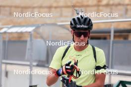 04.07.2023, Premanon, France (FRA): Quentin Fillon Maillet (FRA) - Biathlon summer training, La Premanon (FRA). www.nordicfocus.com. © Manzoni/NordicFocus. Every downloaded picture is fee-liable.