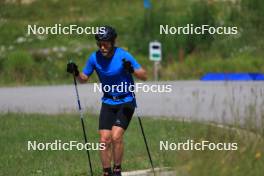 04.07.2023, Premanon, France (FRA): Antonin Guigonnat (FRA) - Biathlon summer training, Premanon (FRA). www.nordicfocus.com. © Manzoni/NordicFocus. Every downloaded picture is fee-liable.