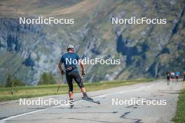22.09.2023, Bessans, France (FRA): Fabien Claude (FRA) - Biathlon training, Bessans (FRA). www.nordicfocus.com. © Authamayou/NordicFocus. Every downloaded picture is fee-liable.