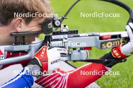 31.05.2023, Col Bayard, France (FRA): Emilien Claude (FRA) - Biathlon summer training, Col Bayard (FRA). www.nordicfocus.com. © Thibaut/NordicFocus. Every downloaded picture is fee-liable.