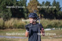 23.08.2023, Font-Romeu, France (FRA): Chloé Chevalier (FRA) - Biathlon training, Font-Romeu (FRA). www.nordicfocus.com. © Authamayou/NordicFocus. Every downloaded picture is fee-liable.