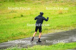 28.08.2023, Obertilliach, Austria (AUT): Sturla Holm Laegreid (NOR) - Biathlon summer training, Obertilliach (AUT). www.nordicfocus.com. © Barbieri/NordicFocus. Every downloaded picture is fee-liable.