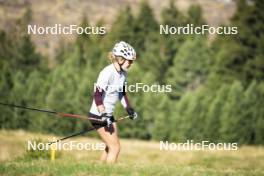 06.10.2023, Lavaze (ITA):  Selina Grotian (GER) - Biathlon summer training, Lavaze (ITA). www.nordicfocus.com. © Vanzetta/NordicFocus. Every downloaded picture is fee-liable.