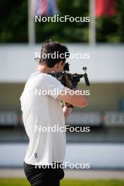 03.06.2023, Ruhpolding, Germany (GER): Niklas Hartweg (SUI) - Biathlon summer training, Ruhpolding (GER). www.nordicfocus.com. © Reiter/NordicFocus. Every downloaded picture is fee-liable.