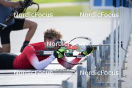 04.06.2023, Ruhpolding, Germany (GER): Sebastian Stalder (SUI) - Biathlon summer training, Ruhpolding (GER). www.nordicfocus.com. © Reiter/NordicFocus. Every downloaded picture is fee-liable.