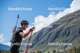 22.09.2023, Bessans, France (FRA): Emilien Claude (FRA) - Biathlon training, Bessans (FRA). www.nordicfocus.com. © Authamayou/NordicFocus. Every downloaded picture is fee-liable.