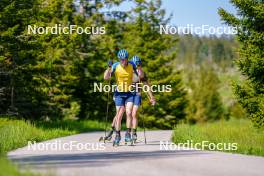 17.06.2023, Lavaze, Italy (ITA): Sebastian Samuelsson (SWE) - Biathlon summer training, Lavaze (ITA). www.nordicfocus.com. © Barbieri/NordicFocus. Every downloaded picture is fee-liable.