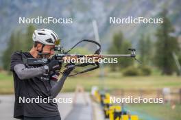 21.09.2023, Bessans, France (FRA): Eric Perrot - Biathlon training, Bessans (FRA). www.nordicfocus.com. © Authamayou/NordicFocus. Every downloaded picture is fee-liable.