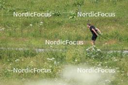 04.07.2023, Premanon, France (FRA): Emilien Jacquelin (FRA) - Biathlon summer training, Premanon (FRA). www.nordicfocus.com. © Manzoni/NordicFocus. Every downloaded picture is fee-liable.