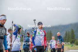 23.09.2023, Bessans, France (FRA): Quentin Fillon-Maillet (FRA) - Biathlon training, Bessans (FRA). www.nordicfocus.com. © Authamayou/NordicFocus. Every downloaded picture is fee-liable.
