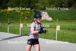 01.06.2023, La Feclaz, France (FRA): Sophie Chauveau (FRA) - Biathlon summer training, La Feclaz (FRA). www.nordicfocus.com. © Joly/NordicFocus. Every downloaded picture is fee-liable.