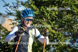 06.10.2023, Lavaze (ITA):  Franziska Preuss (GER) - Biathlon summer training, Lavaze (ITA). www.nordicfocus.com. © Vanzetta/NordicFocus. Every downloaded picture is fee-liable.