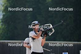 03.06.2023, Ruhpolding, Germany (GER): Niklas Hartweg (SUI) - Biathlon summer training, Ruhpolding (GER). www.nordicfocus.com. © Reiter/NordicFocus. Every downloaded picture is fee-liable.