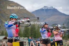 21.09.2023, Bessans, France (FRA): Paula Botet (FRA) - Biathlon training, Bessans (FRA). www.nordicfocus.com. © Authamayou/NordicFocus. Every downloaded picture is fee-liable.