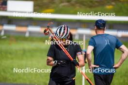 01.06.2023, La Feclaz, France (FRA): Caroline Colombo (FRA) - Biathlon summer training, La Feclaz (FRA). www.nordicfocus.com. © Joly/NordicFocus. Every downloaded picture is fee-liable.