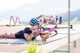 08.06.2023, Lavaze, Italy (ITA): Anna Magnusson (SWE) - Biathlon summer training, Lavaze (ITA). www.nordicfocus.com. © Barbieri/NordicFocus. Every downloaded picture is fee-liable.