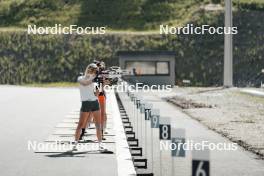 12.06.2023, Forni Avoltri, Italy (ITA): Hannah Auchentaller (ITA) - Biathlon summer training, Forni Avoltri (ITA). www.nordicfocus.com. © Del Fabbro/NordicFocus. Every downloaded picture is fee-liable.