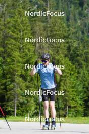 04.06.2023, Ruhpolding, Germany (GER): Gion Stalder (SUI) - Biathlon summer training, Ruhpolding (GER). www.nordicfocus.com. © Reiter/NordicFocus. Every downloaded picture is fee-liable.