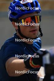 04.07.2023, Premanon, France (FRA): Oscar Lombardot (FRA) - Biathlon summer training, Premanon (FRA). www.nordicfocus.com. © Manzoni/NordicFocus. Every downloaded picture is fee-liable.