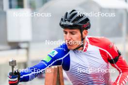 05.07.2023, Premanon, France (FRA): Quentin Fillon Maillet (FRA) - Biathlon summer training, Premanon (FRA). www.nordicfocus.com. © Manzoni/NordicFocus. Every downloaded picture is fee-liable.