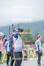 23.09.2023, Bessans, France (FRA): Gilonne Guigonnat (FRA) - Biathlon training, Bessans (FRA). www.nordicfocus.com. © Authamayou/NordicFocus. Every downloaded picture is fee-liable.