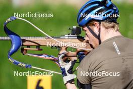 11.06.2023, Lavaze, Italy (ITA): Sebastian Samuelsson (SWE) - Biathlon summer training, Lavaze (ITA). www.nordicfocus.com. © Barbieri/NordicFocus. Every downloaded picture is fee-liable.