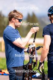 08.06.2023, Lavaze, Italy (ITA): Johan Hagstrom (SWE) - Biathlon summer training, Lavaze (ITA). www.nordicfocus.com. © Barbieri/NordicFocus. Every downloaded picture is fee-liable.