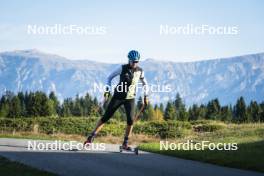 06.10.2023, Lavaze (ITA):  Franziska Preuss (GER) - Biathlon summer training, Lavaze (ITA). www.nordicfocus.com. © Vanzetta/NordicFocus. Every downloaded picture is fee-liable.