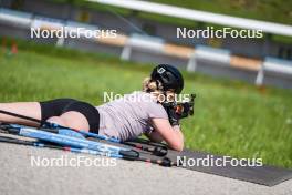 01.06.2023, La Feclaz, France (FRA): Sophie Chauveau (FRA) - Biathlon summer training, La Feclaz (FRA). www.nordicfocus.com. © Joly/NordicFocus. Every downloaded picture is fee-liable.