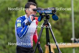 31.05.2023, Col Bayard, France (FRA): Quentin Fillon Maillet (FRA) - Biathlon summer training, Col Bayard (FRA). www.nordicfocus.com. © Thibaut/NordicFocus. Every downloaded picture is fee-liable.