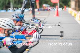 30.08.2023, Font-Romeu, France (FRA): Quentin Fillon-Maillet (FRA) - Biathlon training, Font-Romeu (FRA). www.nordicfocus.com. © Authamayou/NordicFocus. Every downloaded picture is fee-liable.