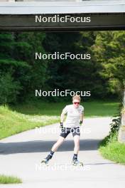 04.06.2023, Ruhpolding, Germany (GER): Sebastian Stalder (SUI) - Biathlon summer training, Ruhpolding (GER). www.nordicfocus.com. © Reiter/NordicFocus. Every downloaded picture is fee-liable.