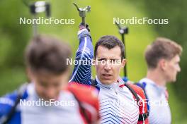 31.05.2023, Col Bayard, France (FRA): Quentin Fillon Maillet (FRA) - Biathlon summer training, Col Bayard (FRA). www.nordicfocus.com. © Thibaut/NordicFocus. Every downloaded picture is fee-liable.