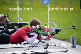 04.06.2023, Ruhpolding, Germany (GER): Sebastian Stalder (SUI) - Biathlon summer training, Ruhpolding (GER). www.nordicfocus.com. © Reiter/NordicFocus. Every downloaded picture is fee-liable.