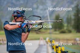 21.09.2023, Bessans, France (FRA): Quentin Fillon-Maillet (FRA) - Biathlon training, Bessans (FRA). www.nordicfocus.com. © Authamayou/NordicFocus. Every downloaded picture is fee-liable.