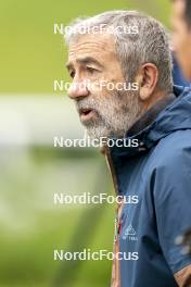 31.05.2023, Col Bayard, France (FRA): Jean-Pierre Amat (FRA), Olympic Champion and shooting coach Team France - Biathlon summer training, Col Bayard (FRA). www.nordicfocus.com. © Thibaut/NordicFocus. Every downloaded picture is fee-liable.