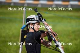 01.06.2023, La Feclaz, France (FRA): Chloe Chevalier (FRA) - Biathlon summer training, La Feclaz (FRA). www.nordicfocus.com. © Joly/NordicFocus. Every downloaded picture is fee-liable.