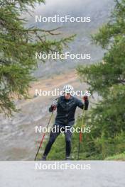 23.09.2023, Bessans, France (FRA): Fabien Claude (FRA) - Biathlon training, Bessans (FRA). www.nordicfocus.com. © Authamayou/NordicFocus. Every downloaded picture is fee-liable.