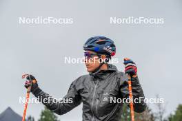 26.08.2023, Font-Romeu, France (FRA): Quentin Fillon-Maillet (FRA) - Biathlon training, Font-Romeu (FRA). www.nordicfocus.com. © Authamayou/NordicFocus. Every downloaded picture is fee-liable.